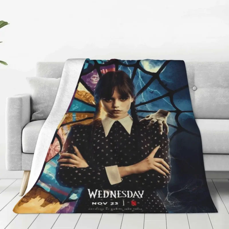 

Swansams-мягкое фланелевое одеяло для дивана и автомобиля, теплое Флисовое одеяло, ТВ-сериал, весна