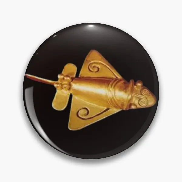 Булавка Quimbaya с мягкой пуговицей милый мультяшный металлический воротник для