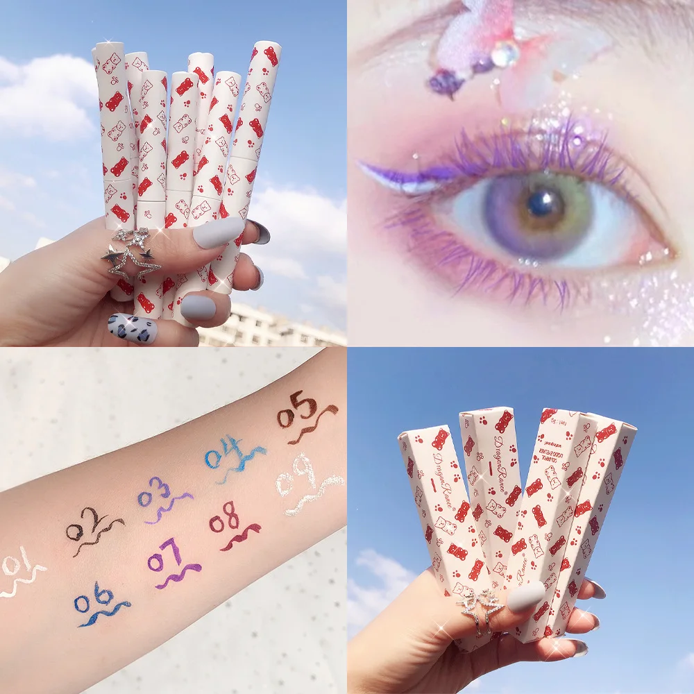 

Colorful Eyeliner Pen Eyes Makeup Waterproof Liquid Eye Liner Pencil 9 Colors Optional Make Up Cosmetics Long-Lasting Matte Pen