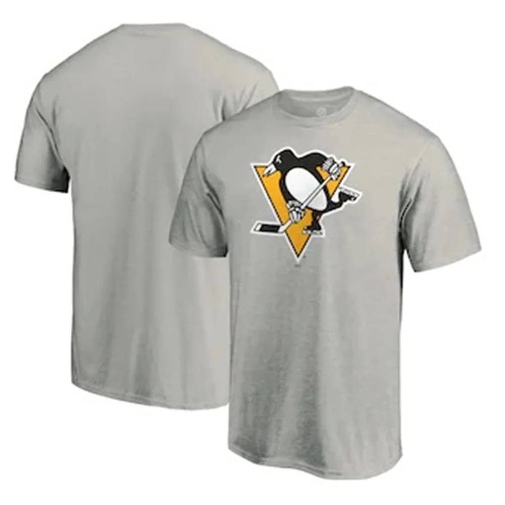

Summer new team youth Pittsburgh Penguin men's women's children's ice hockey sports oversized men's shirt Harajuku 3D printed T-