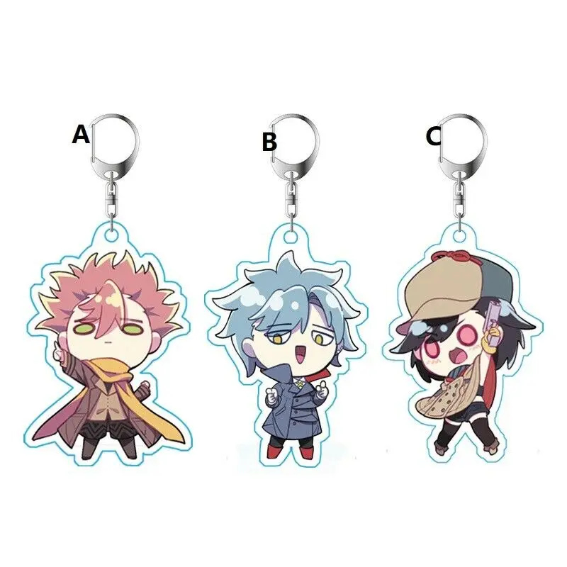 

ID INVADED Tsuda Kenjirou Hondoumachi Koharu Anime Keychain Strap Figure 6cm