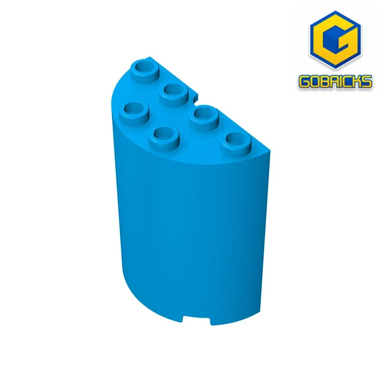 Детский штатив gobrick цилиндр 2x4x4 совместим с lego 20430 6259 6218 детских изделий сделай сам