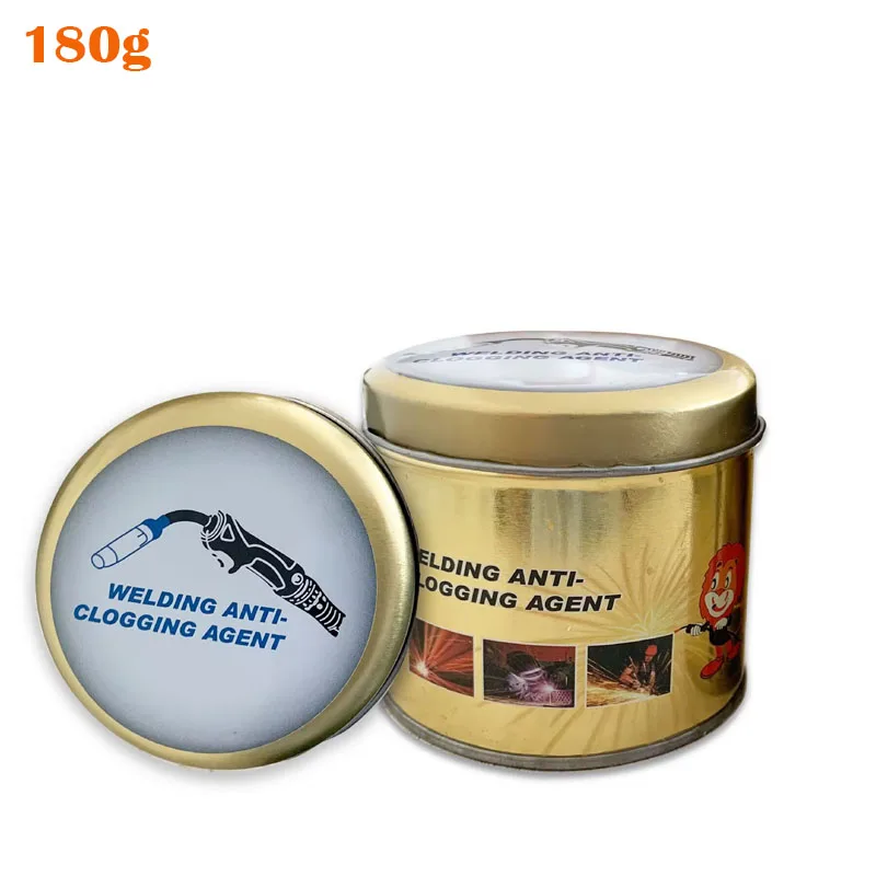 

180 г/200 г сварочный гель против засорения, нетоксичная паста предотвращает адгезии шлака, продлевает срок службы насадки для сварки MIG/TIG Gold Met Can