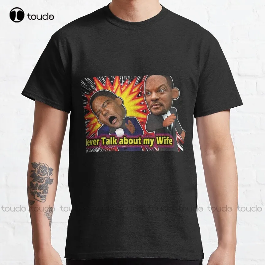 

Will Smith Slap Classic T-Shirt Kindergarten Teacher Shirts Outdoor Simple Vintag Casual T-Shirt Gd Hip Hop Xs-5Xl New Popular