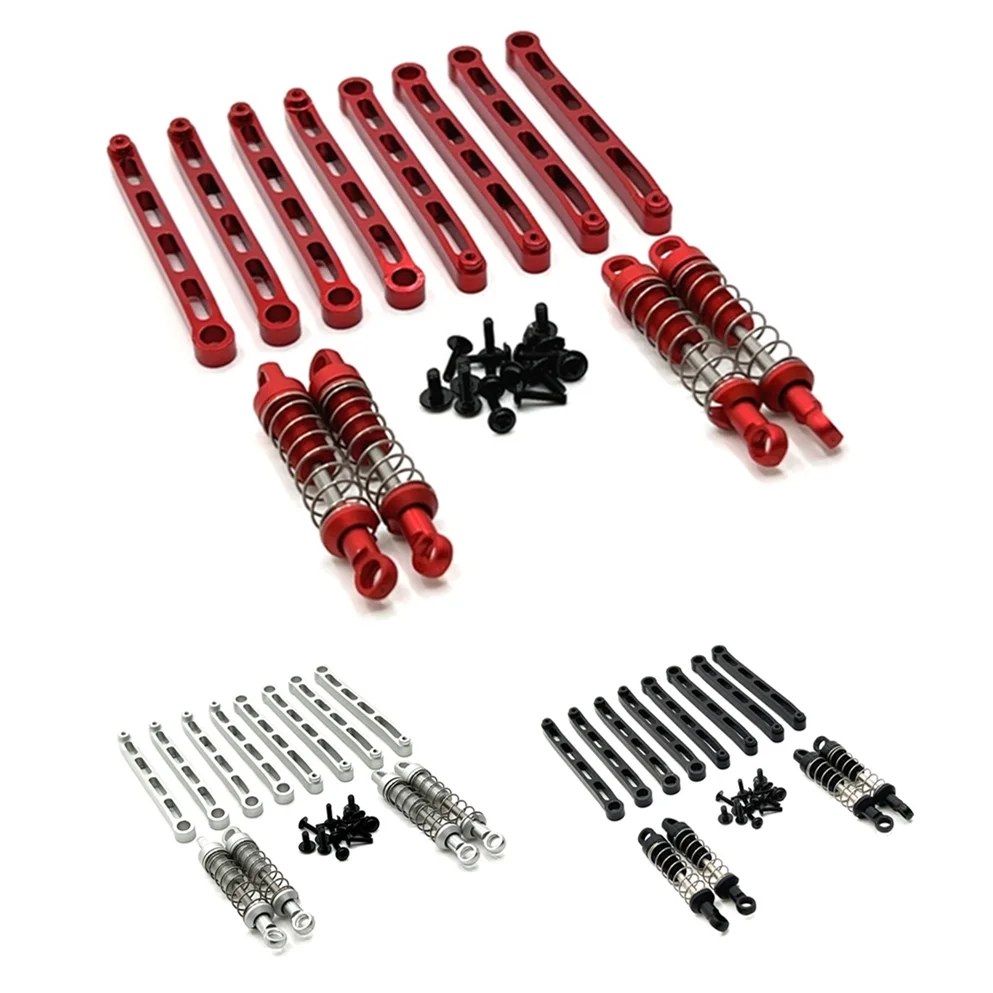 

MN78 MN-78 MN 78 Metal Chassis Links Pull Rod Shock Absorber Set 1/12 RC Car Upgrades Parts Accessories