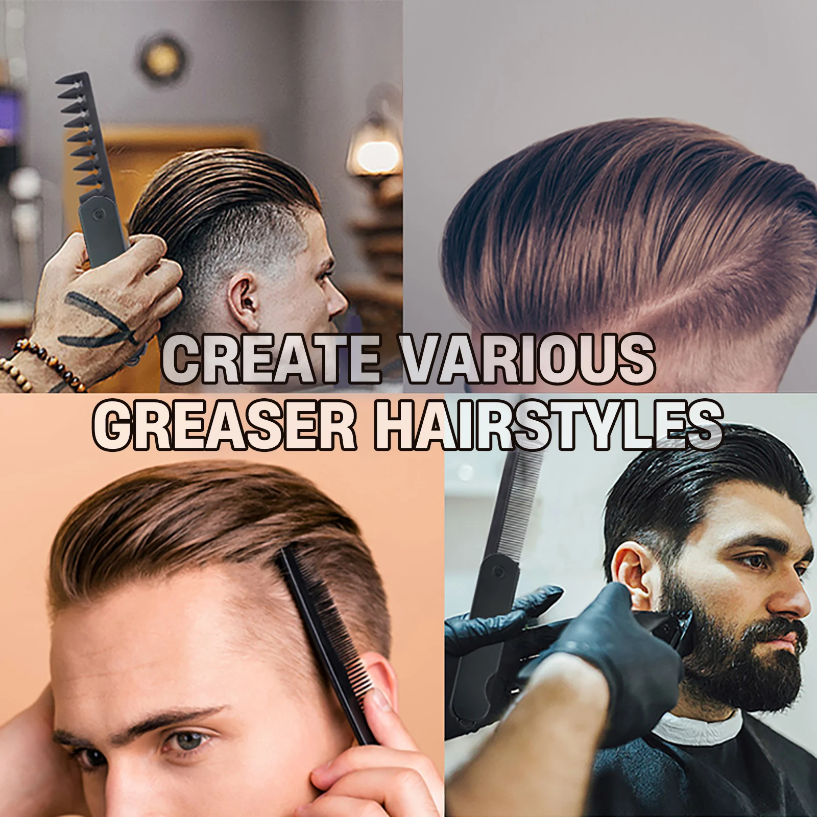 Новая карманная складная расческа 2 в 1 высококачественная с широкими зубьями и