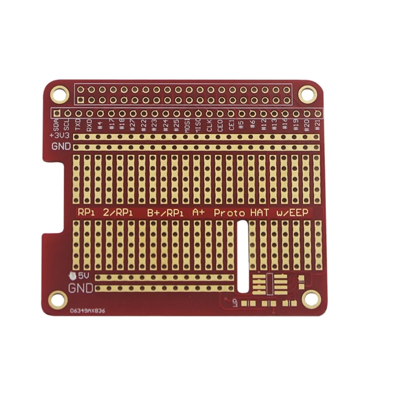 

J60A Raspberry Pi Proto Hat Shield Extension Board also for Raspberry Pi Model RPI GPIO Board for Raspberry Pi 4B 3B/2B/B+