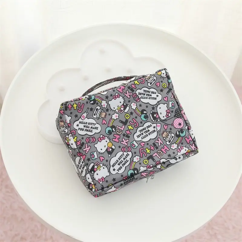 Melody Waterproof Large Capacity Cosmetic Bag Cartoon Hello Kitty Travel Portable Portable Toiletry Bag Buggy Bag