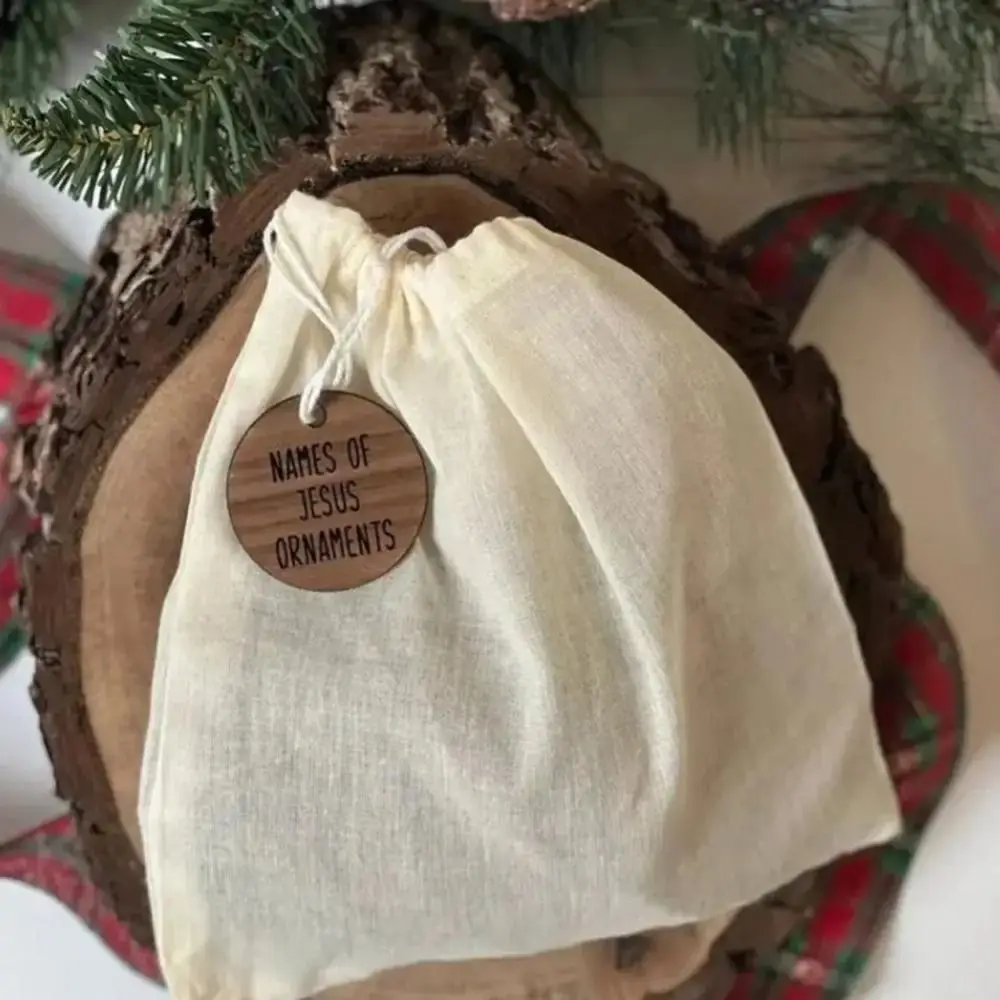 10 шт. деревянное украшение с Иисусом рождественские персонажи из Библии