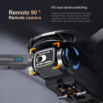Lenovo V10 Pro Drone 4K/8K Professional Aerial Photography Aircraft Smart Obstacle Avoidance One Key Return Long Battery Life 2