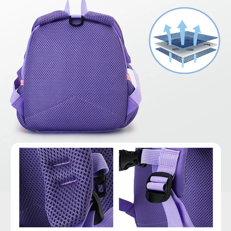 Cartoon Hard Shell Toddler Kindergarten Bag Cute Girl's Early Education School Bag Children's Small Backpack