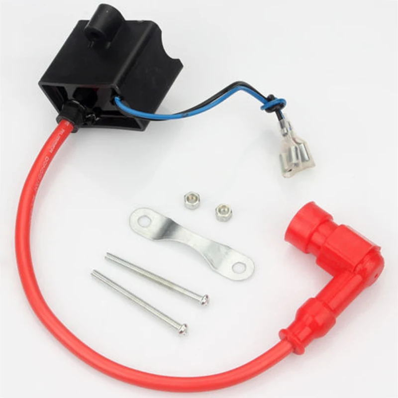 

1PC Motorcycle Ignition Coil High Performance Ignition Spare Parts CDI 50cc 60cc 80cc 2-Stroke Engine Motor Bicycle