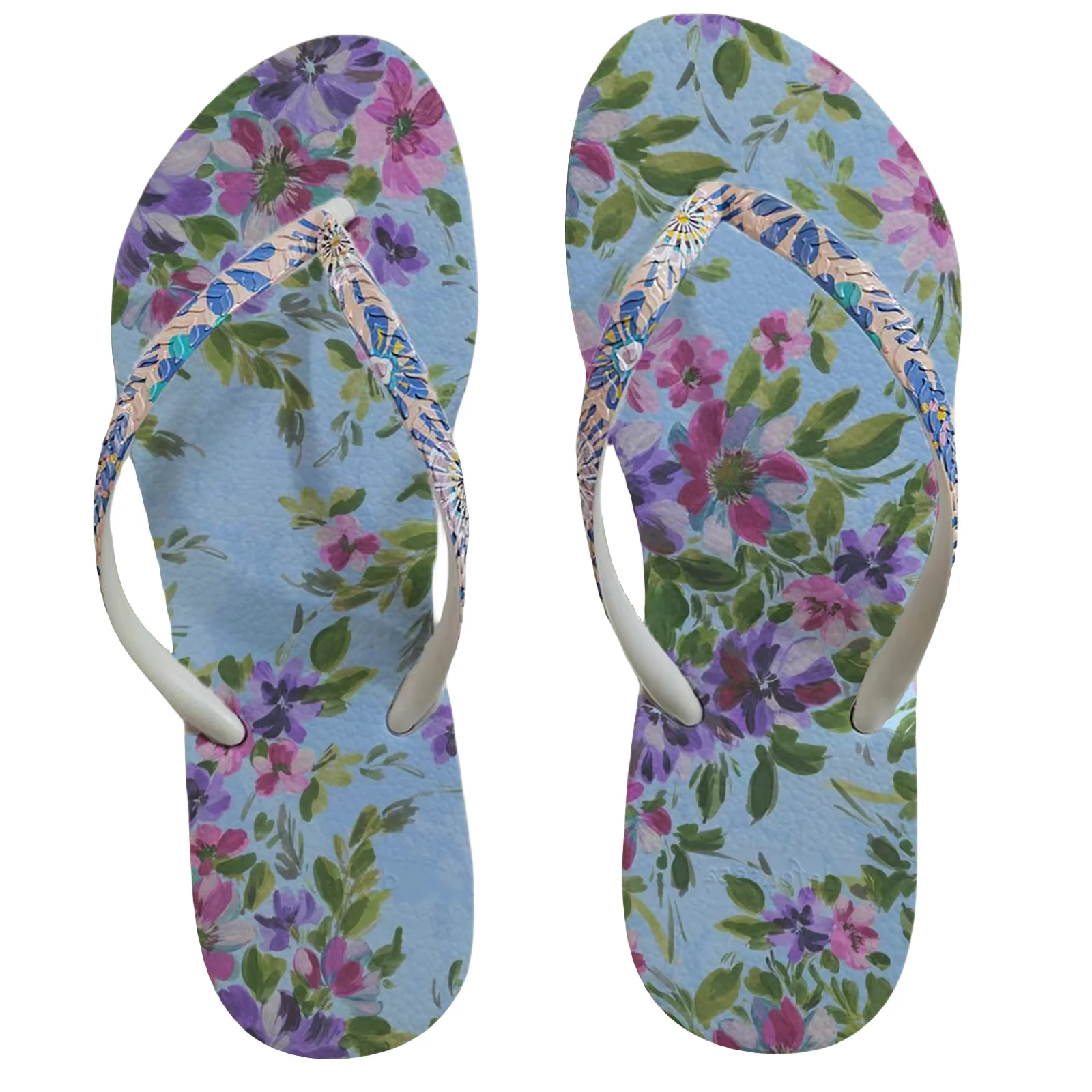 Сандалии пляжные женские летние шлепанцы на нескользящей подошве из ЭВА