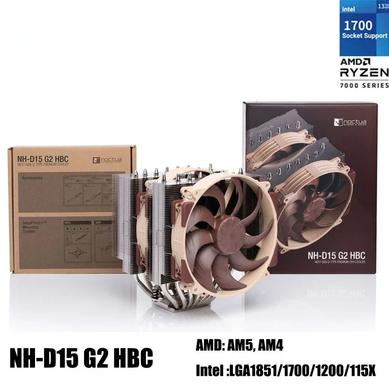 Компьютерный радиатор Noctua NH-D15 G2 8 с 2 отвертками NF-A14x25r PWM/NM-SD1 и набором