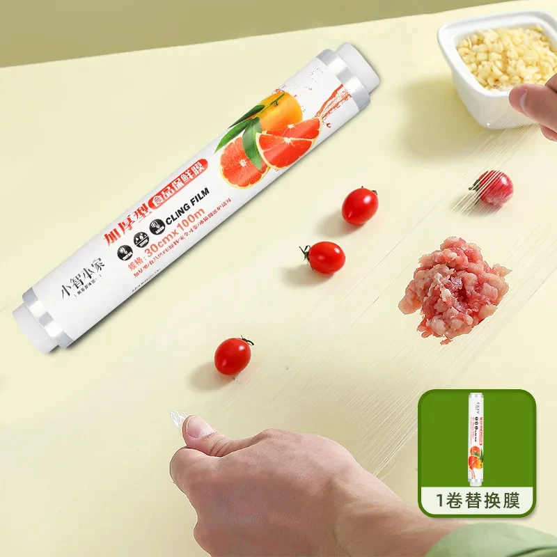 Saran Wrap Безопасная Пластиковая Пленка Для Микроволновой Печи Со Съемным Слайдером
