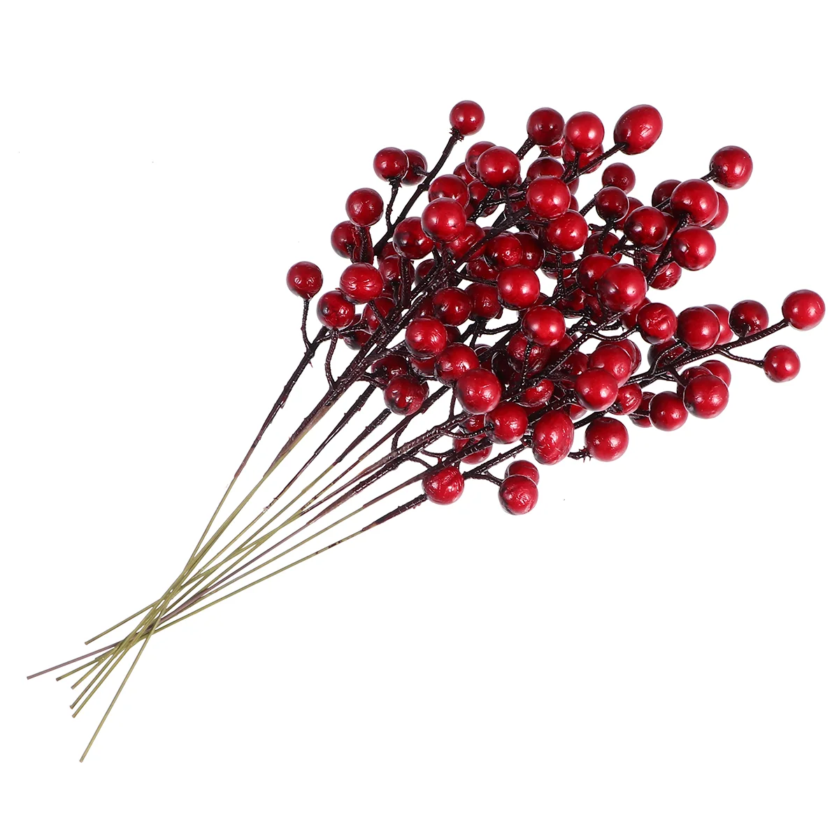 

Berry Christmas Artificial Red Picks Tree Fake Stems Branchespine Flower Decoration Berriessimulation Faux Branch Pick Stem