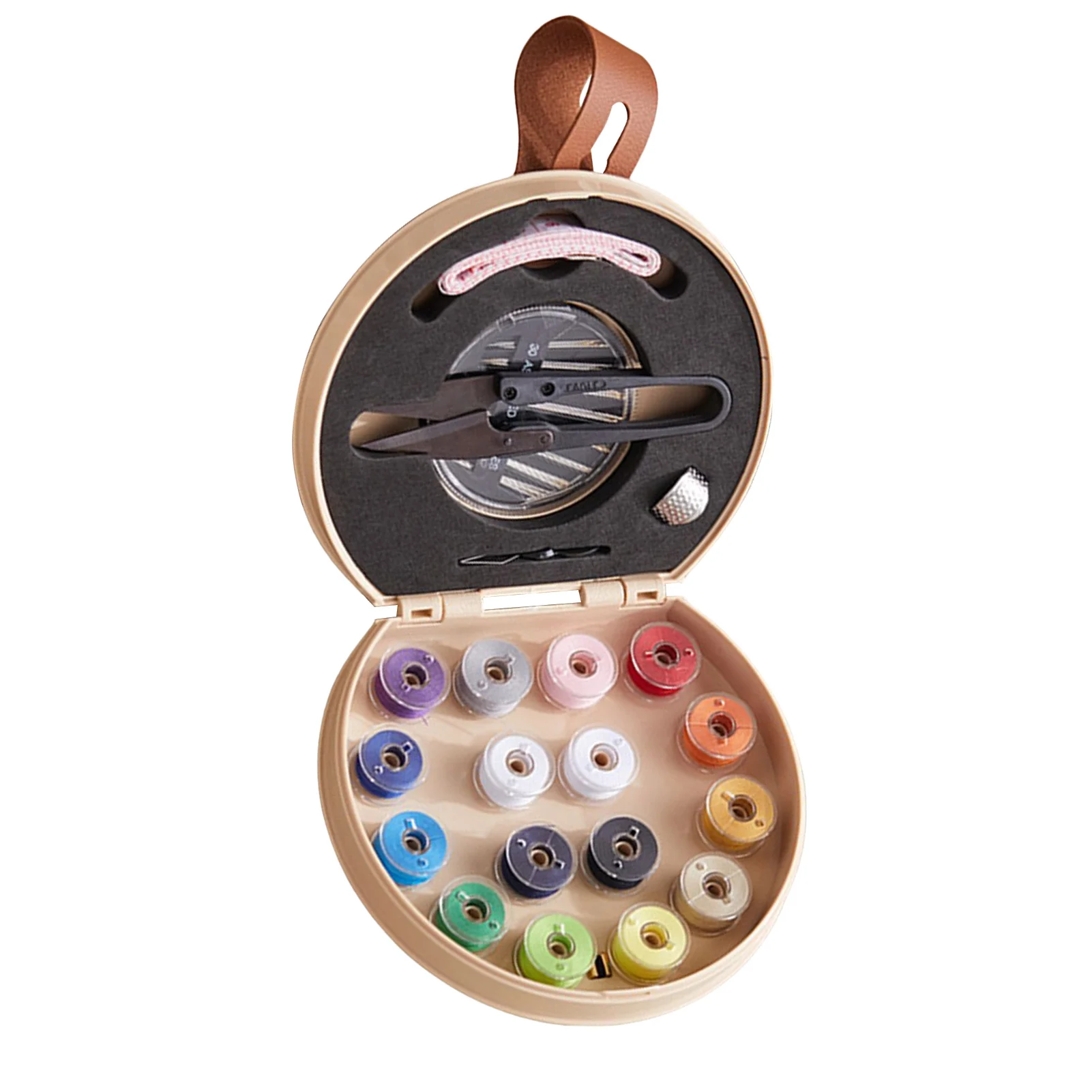 

Double Layer Sewing Kit Set Easy to Use Convenient Operation for Stitching Embroidery Thread