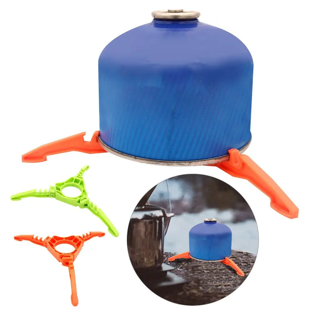 

Multi-purpose Foldable Outdoor Camping Bottle Shelf Can Tank Tripod Gas Canister Stand Gas Tank Rack