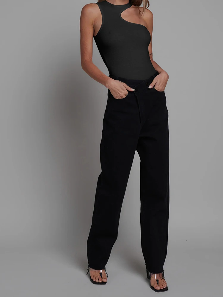 

Боди женское черное/белое с открытой спиной и длинным рукавом, на осень