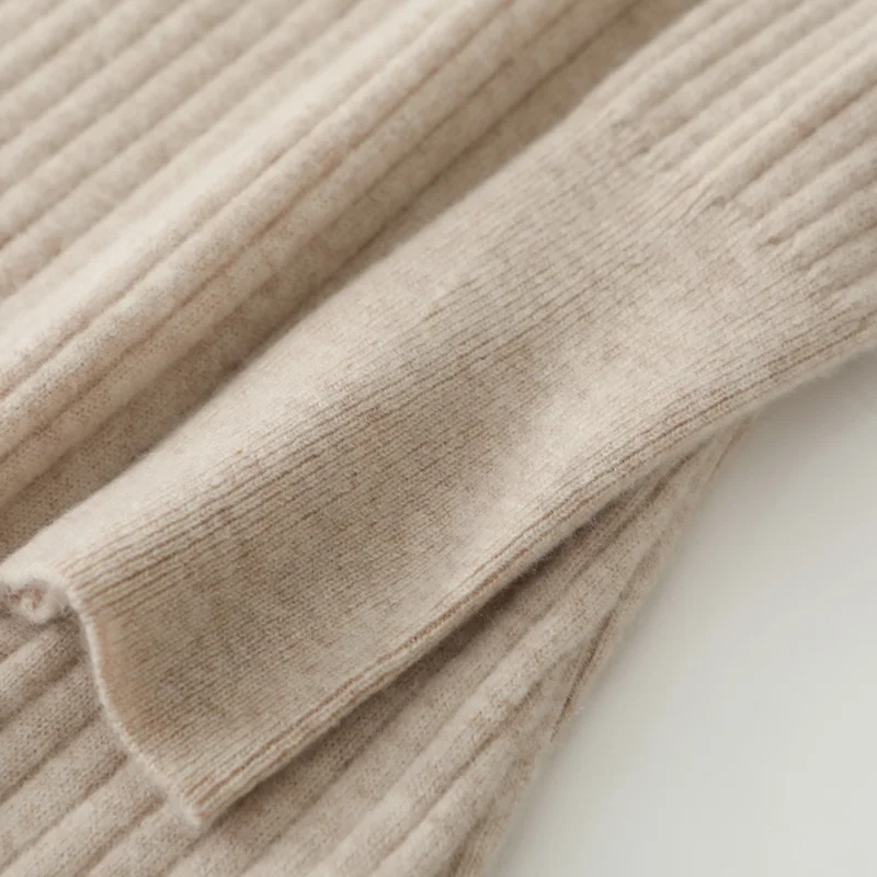 Женское трикотажное платье из 100%-ной шерсти длинная юбка-пуловер с