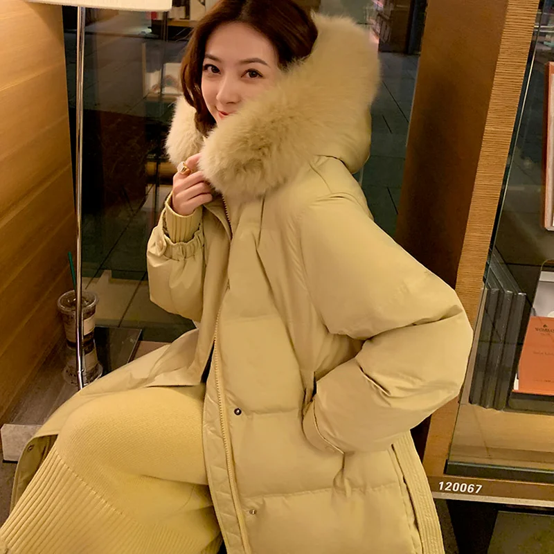 2021 Autumn New Fashion Women's Parka Coat Casual Windbreaker Down Jacket Women's Down Jacket Hooded Basic Coat Female Jacket