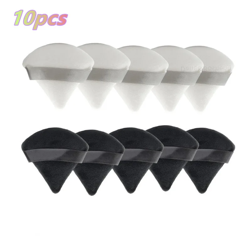 

Triangle Velvet Powder Puff Flours Mini Face Makeup Sponge Cosmetics Soft Cotton Make Up Face Powder Puff Washable Lightweight
