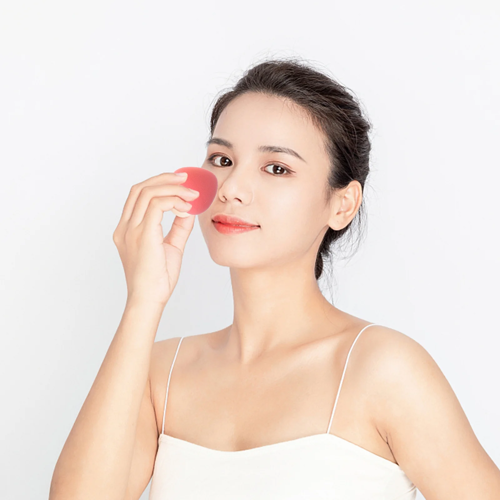 

4pcs Makeup Sponges Women Foundation Puffs Small Powder Puffs Makeup Tools with Storage Case