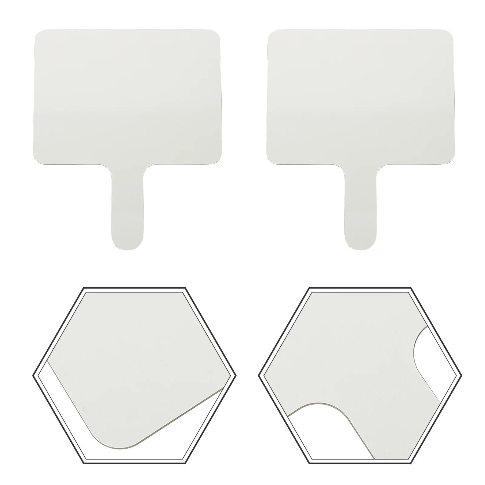 

Board Dry Erase Boards Whiteboard Answer White Writing Paddle Double Sided Kawaii School Supplies Handheld Message Paddles