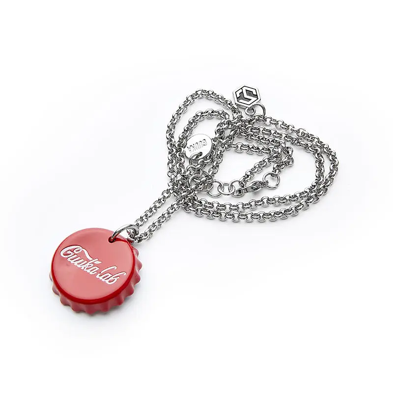 Модная и изысканная красная крышка для бутылки CocaCola повседневное украшение