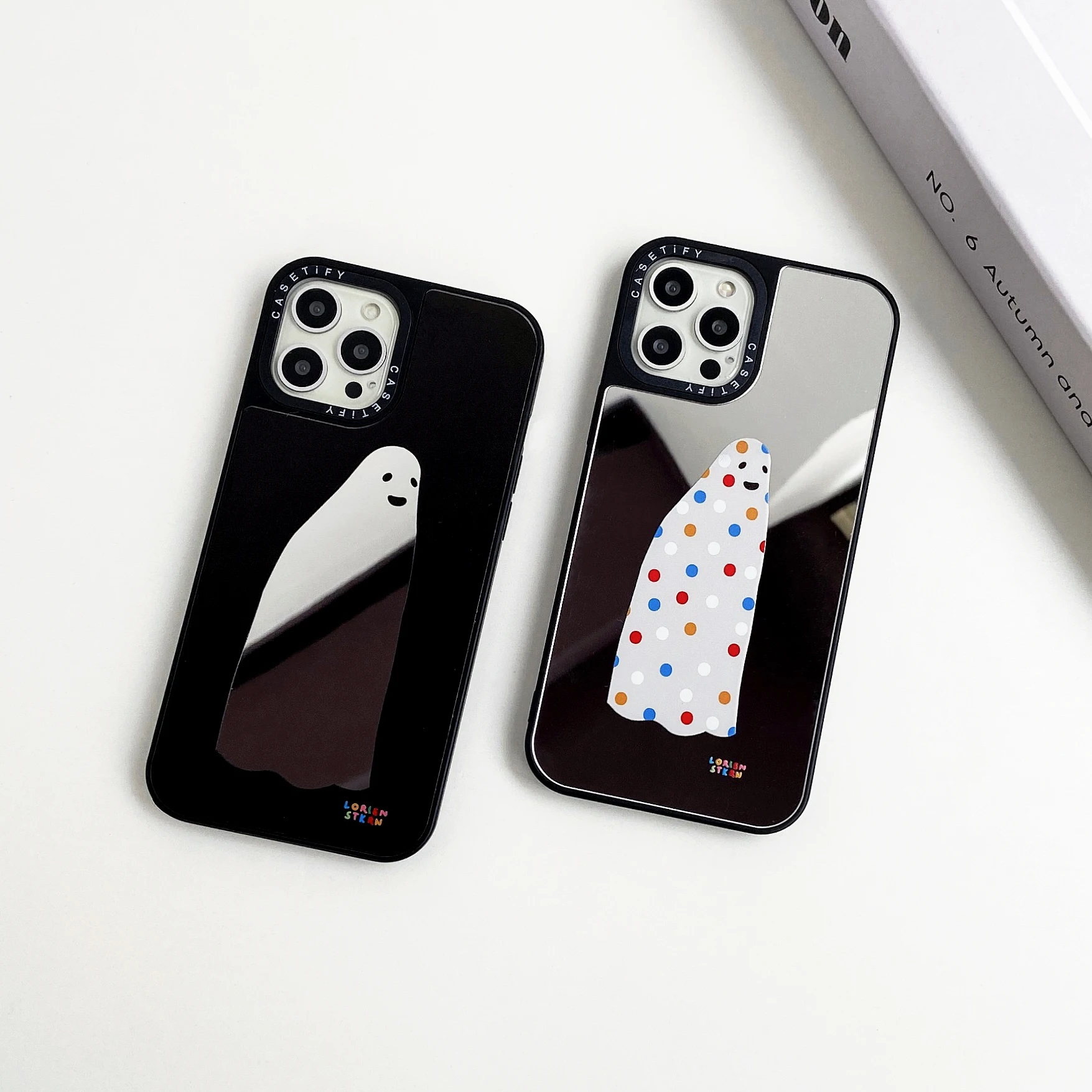 

Spirited Away No Face man Mirror Phone Cases For iPhone 14 13 12 11 Pro Max XR XS MAX X 14promax design-casetify