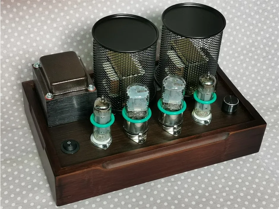 

2022 подходит для нажима колонок на книжную полку 5,5 Вт * 2 El84 (6p14) односторонний ламповый усилитель 6g2p (6sq7)+ 6p14 (el84)