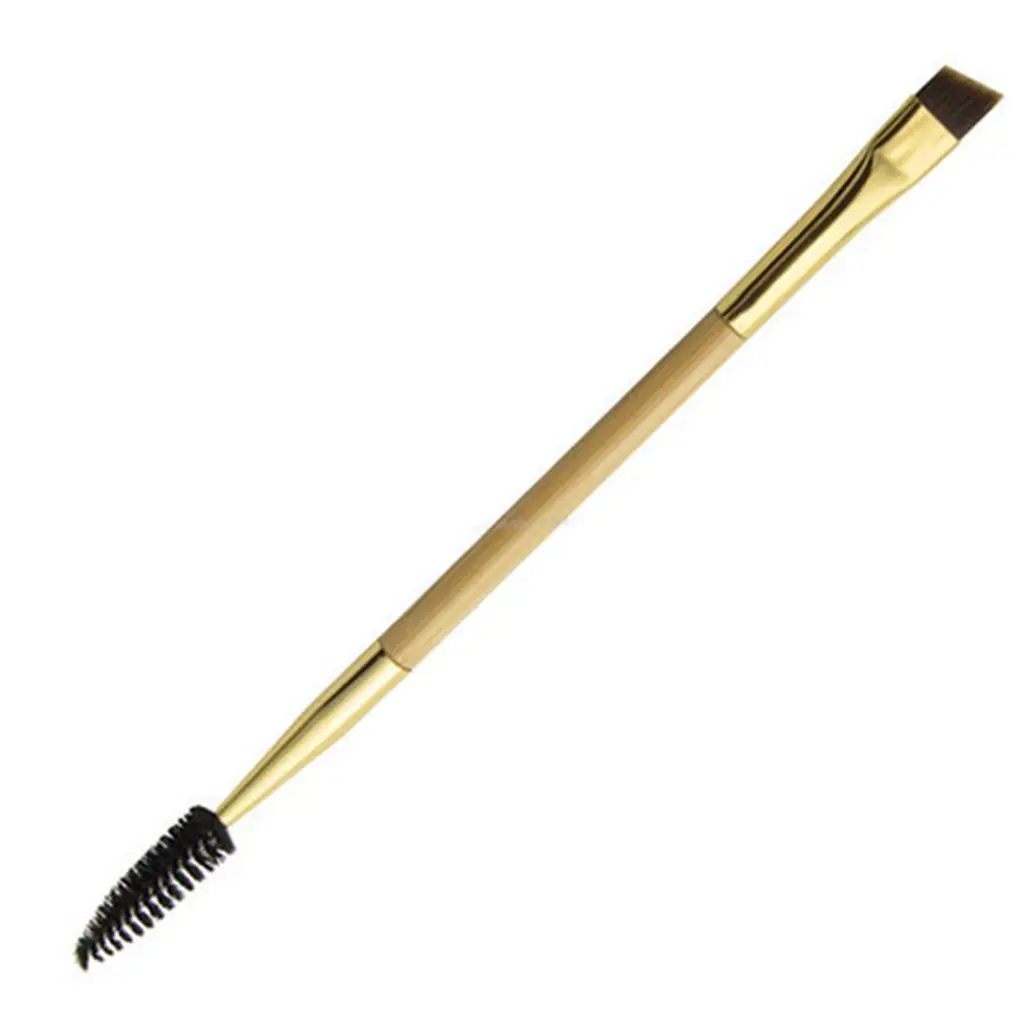 

Bamboo Brushes Double Head Handle Pro Eyelash Eyebrow Brush Makeup Cosmetic Beauty Tool