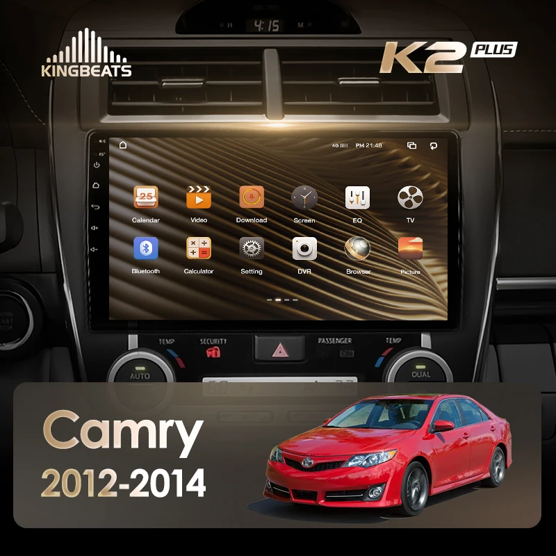 KingBeats штатное головное устройство For Toyota Camry 7 XV 50 55 2014 US EDITION автомагнитола на