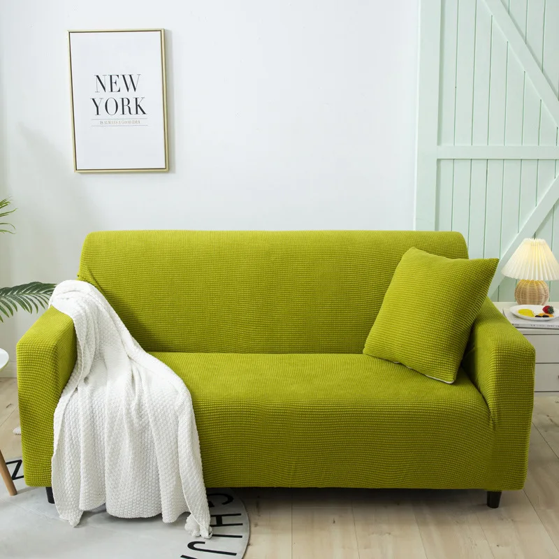 

Solid Color Sofa Slipcover Elastic Sofa Covers for Living Room funda sofa Chair Couch Cover Home Decor 1/2/3/4-seater