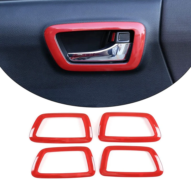 

Car Door Inner Handle Frame Inner Door Handle Decorative Cover for Toyota Tacoma 2016 2017 2018 2019 2020 2021