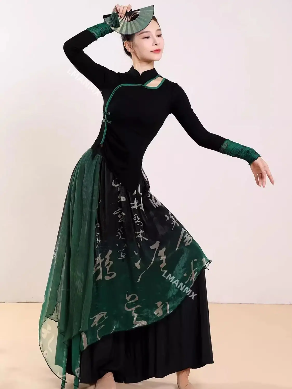 Костюм для классических танцев в китайском стиле облегающая Одежда Ципао