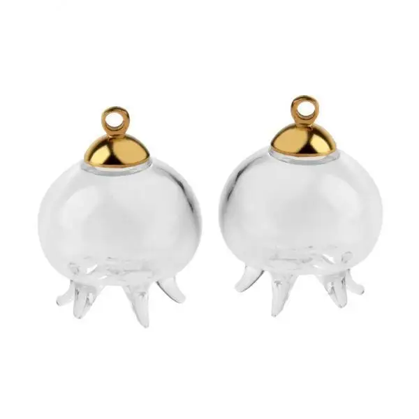 

2x2 шт. DIY Mini подвеска в виде бутылочки желаний Charms для DIY ожерелья цепи