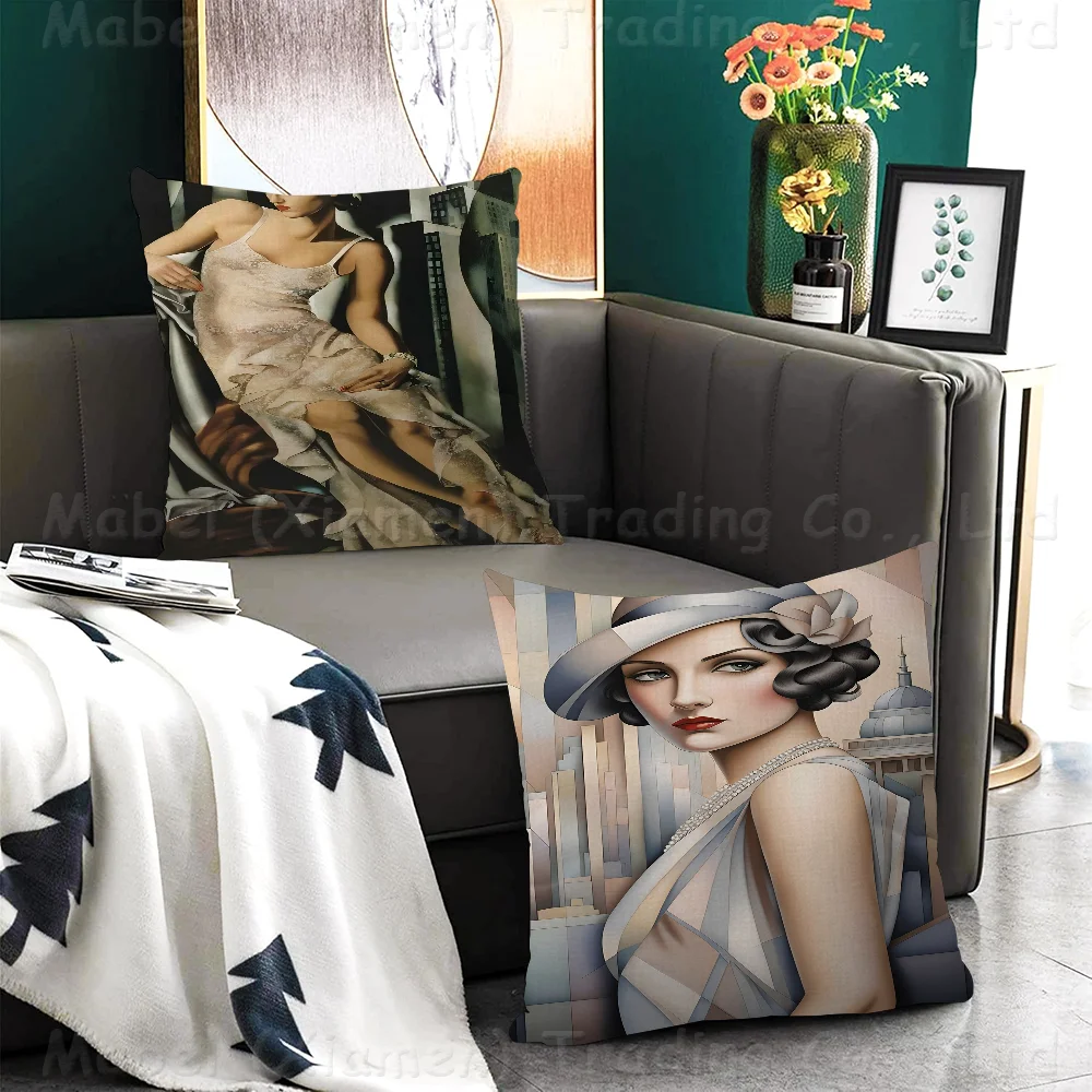 Подушка Tamara De Lempicka аниме подушка для дивана-кровати наволочка головы чехол