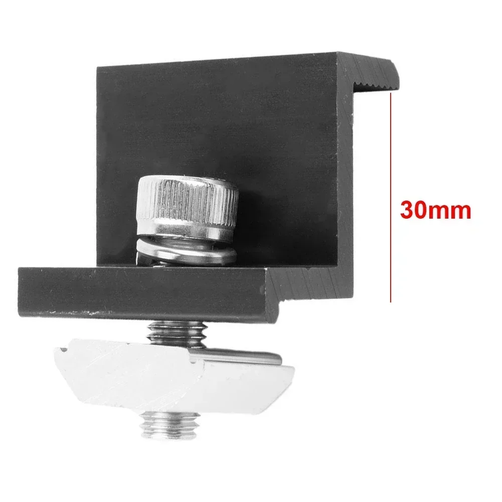

Концевой зажим для солнечной панели Solar Panel Bracket Fixing черный
