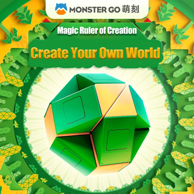 

24 Blocks MG Snake Puzzle , GAN Monster Go Gift Box, Magic Ruler, Twisty Puzzles , GAN Puzzles Toys Children Gifts