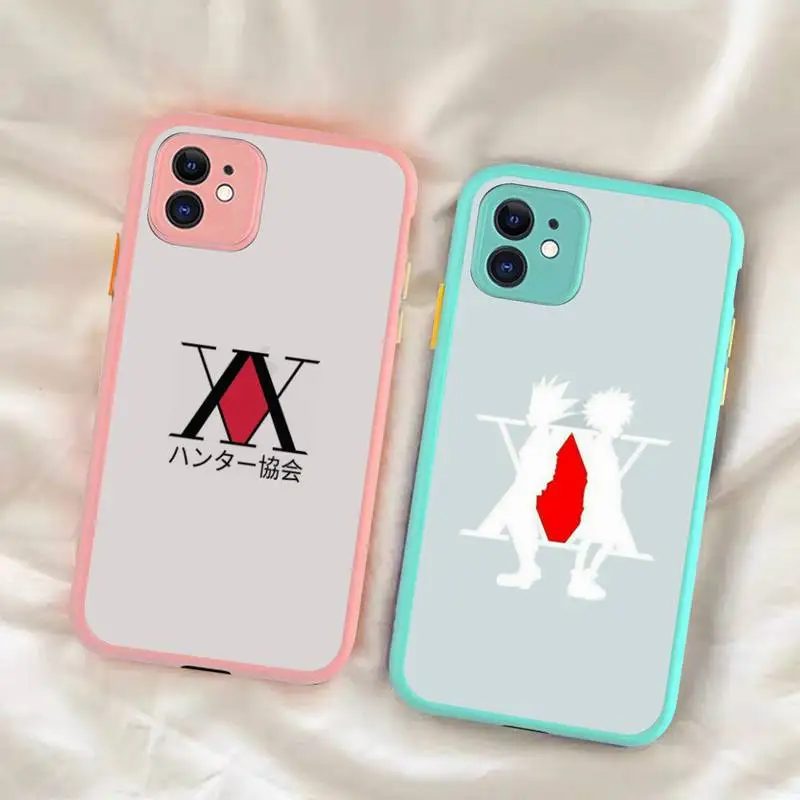 

Yinuoda Anime Hunter x Hunter Phone Case for iPhone X XR XS 7 8 Plus 11 12 13 pro MAX 13mini Translucent Matte Shockproof Case