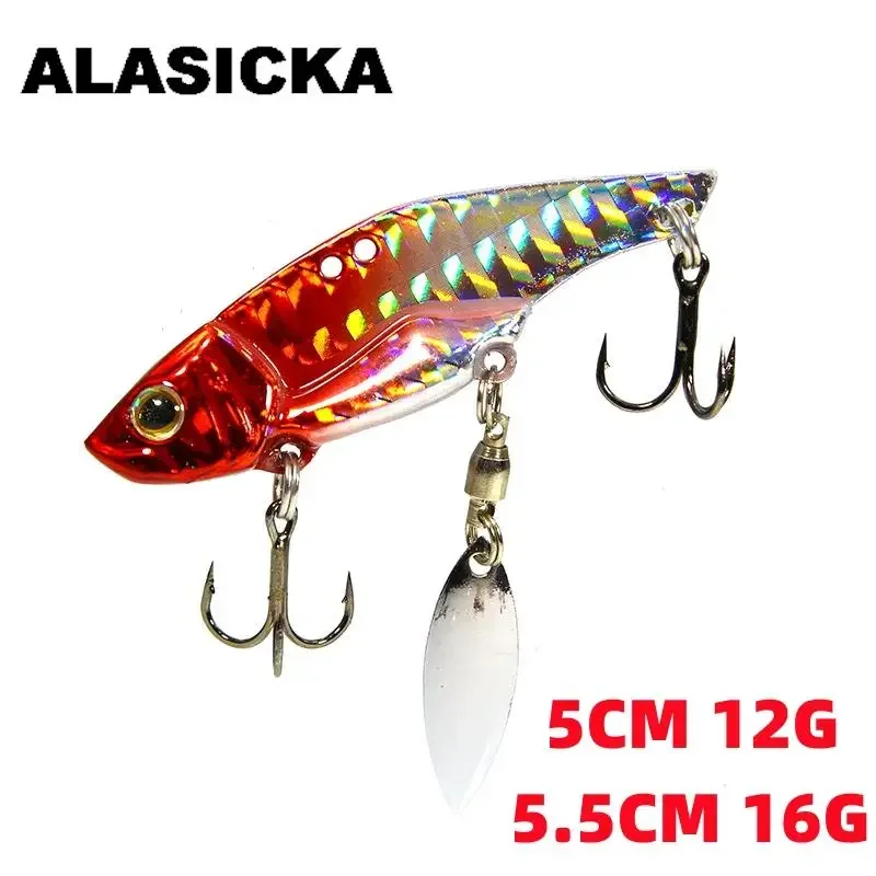 Фото ALASICKA 5cm12g5.5cm16g Металлическая рыболовная приманка Vib Long Shot Metal Jig Articulos De Pesca Isca Искусственная приманка для окуня Глубоководная рыбалка №1