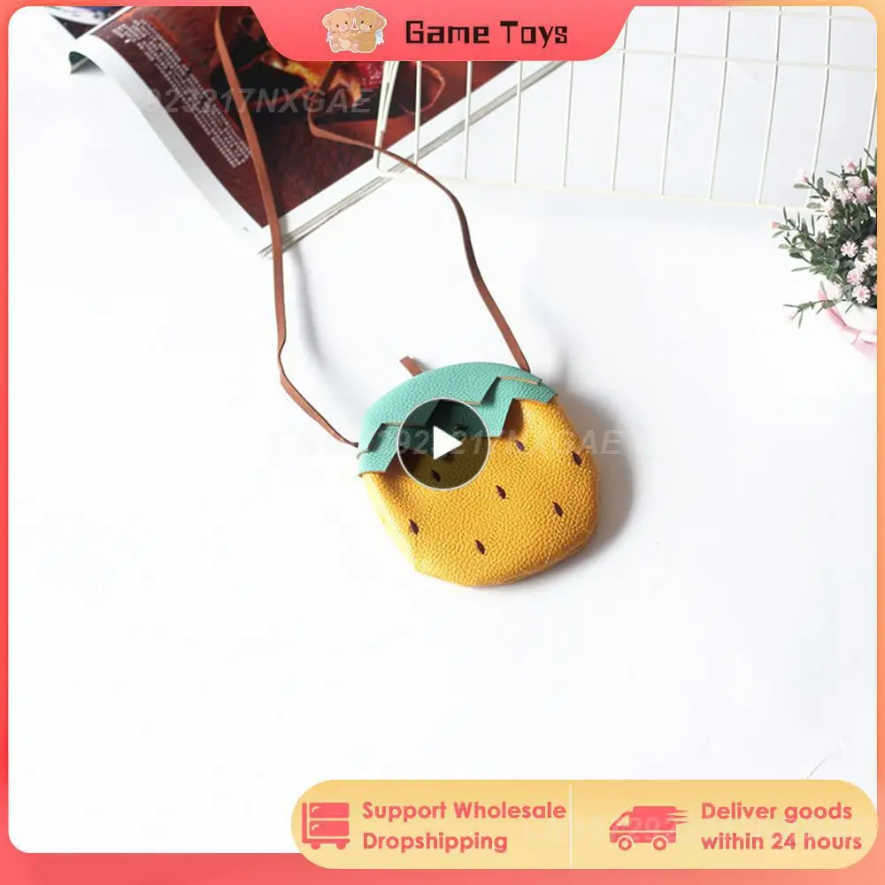 

1~5PCS Cartoon Cute Kids Mini Bags for Toddler Girls Pumpkin / Pear / Ladybug Crossbody Bag Kawaii Baby Children's Small