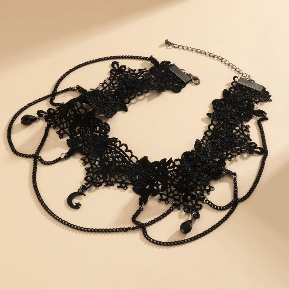 

Attractive Women Necklace Accessory Choker Necklace Tassel Long Lasting Fashion Appearance Choker Necklace Punk Style