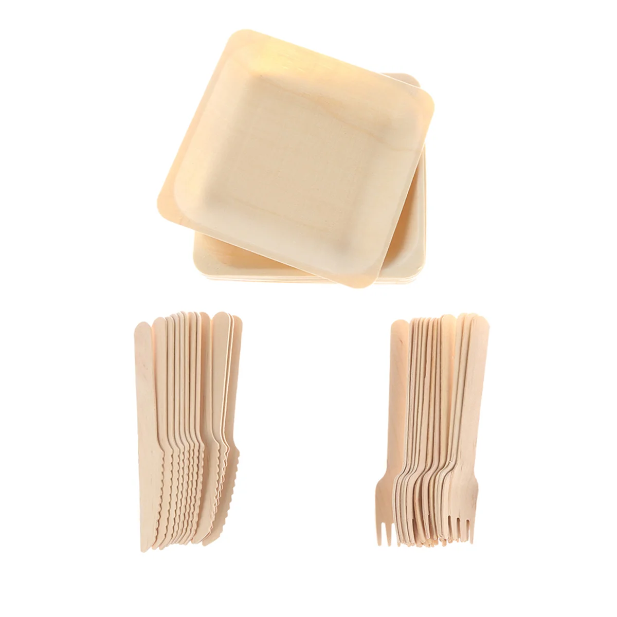 

150 шт. Экологически чистая деревянная одноразовая посуда, столовые приборы для фруктов, столовые приборы для свадебной вечеринки, дня рожде...