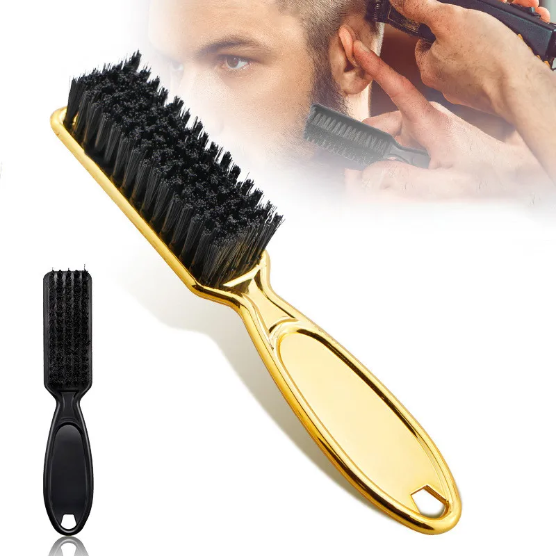

1pcs Plastic Handle Hairdressing Soft Hair Cleaning Brush Barber Neck Duster Broken Hair Remove Comb Hair Styling Tools Comb