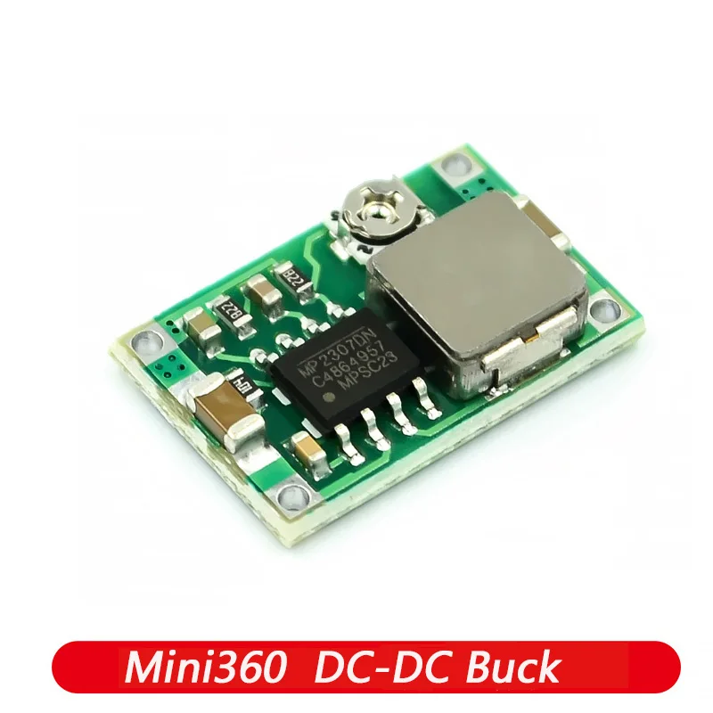 10PCS/lot Mini 360 DC-DC Buck Converter Step Down Module 4.75V-23V to 1V-17V RC Airplane Module Power Supply Board New LM2596 2A