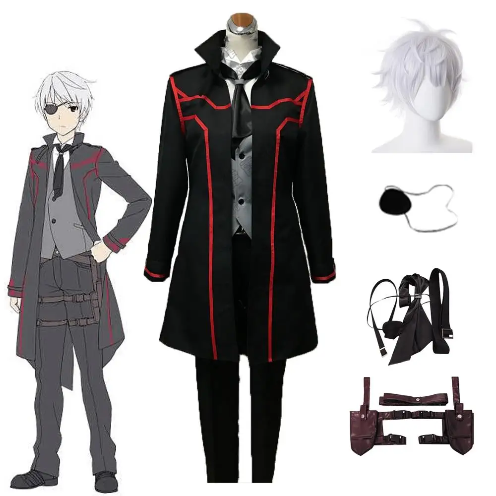 

Hajime Nagumo Cosplay Costume Black Outfit Wig Anime Arifureta Shokugyou De Sekai Saikyou From Commonplace To World's Strongest