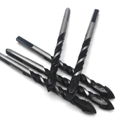 10 pack 6mm black twist triangle drill tile concrete hard alloy hole punch carbide drill bit quality sturdy and practical