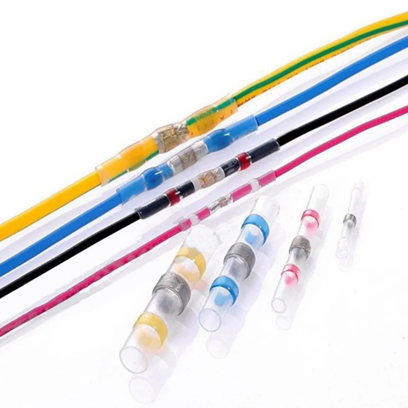 

Hot Sale 600Pcs Solder Seal Wire Connectors Self-Solder Heat Shrink Butt Connector Electrical Solder Butt Connectors